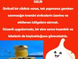 Leke karşıtı sarımsak kremi